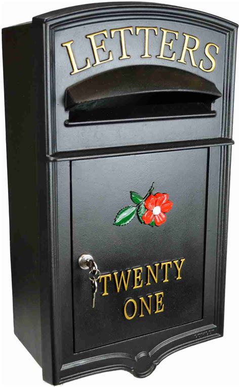 metal box letters for sale|letterboxes for wooden front doors.